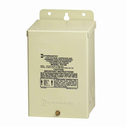 InterMatic Intermatic PX100 Pool Light 100-Watt Safety Transformer, Beige