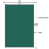 Safety Pool Cover 18x36 Ft Rectangular In Ground Brass Cover Water
