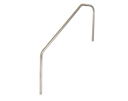  Stainless Steel 3 Bend Deck to Stair Handrail 6'
